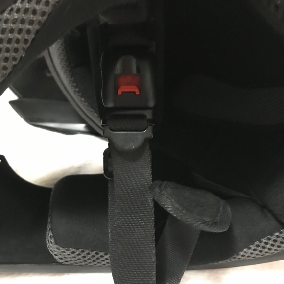 Senhill DOT Sebastian Tatan Mejia Motorcross Helmet Black Red Size Large - Picture 15 of 16